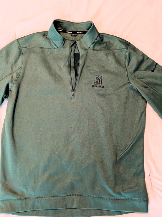 Nike Other - Nike Green Golf Fleece Half-Zip Pullover